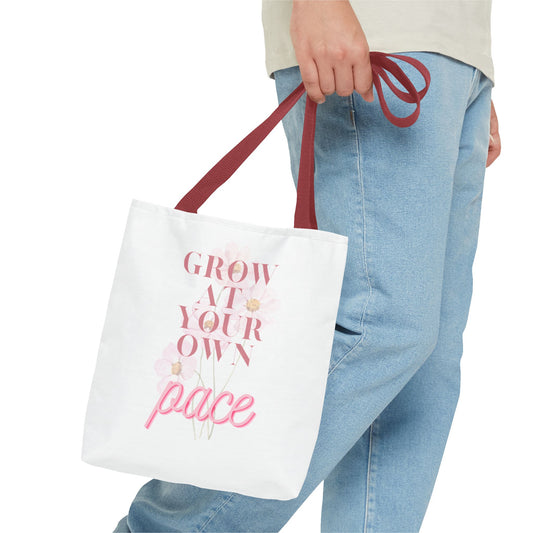 Grow At Your Own Pace Tote Bag