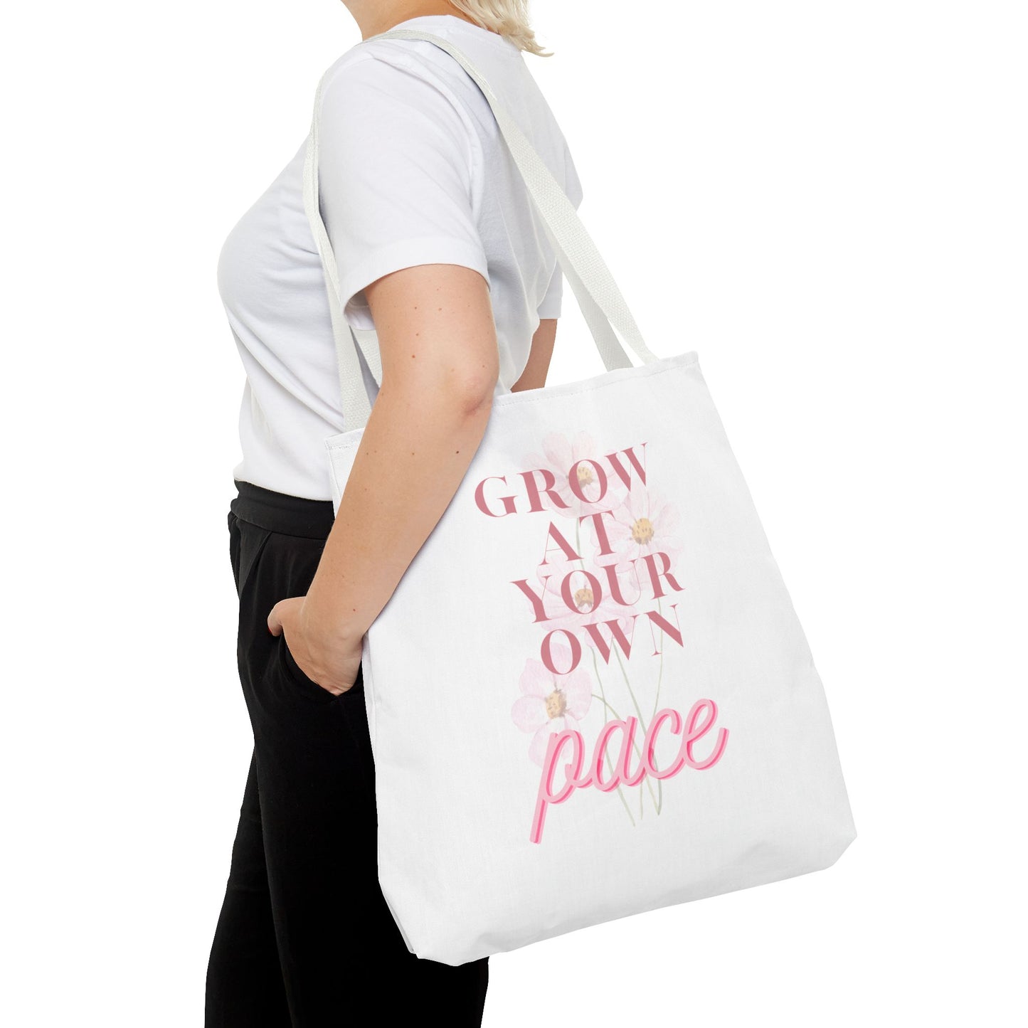 Grow At Your Own Pace Tote Bag